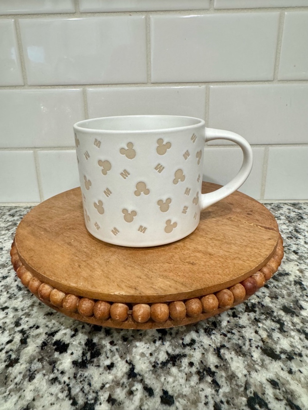 NWT Zak! 2022 Collectible Mickey Coffee‎ Mug in Neutral Tones